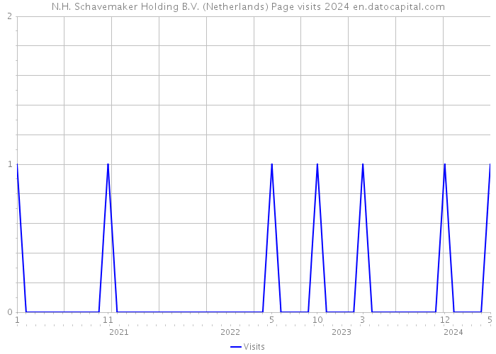 N.H. Schavemaker Holding B.V. (Netherlands) Page visits 2024 