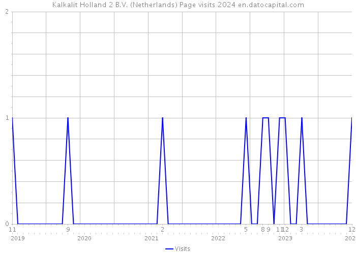 Kalkalit Holland 2 B.V. (Netherlands) Page visits 2024 