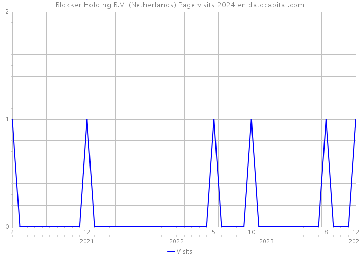 Blokker Holding B.V. (Netherlands) Page visits 2024 