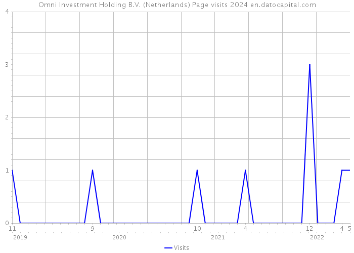 Omni Investment Holding B.V. (Netherlands) Page visits 2024 
