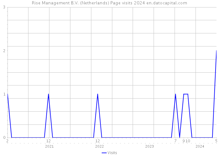 Rise Management B.V. (Netherlands) Page visits 2024 