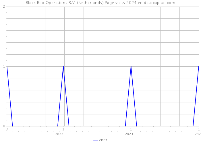 Black Box Operations B.V. (Netherlands) Page visits 2024 