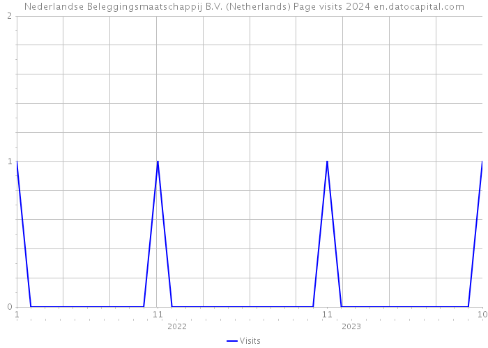 Nederlandse Beleggingsmaatschappij B.V. (Netherlands) Page visits 2024 