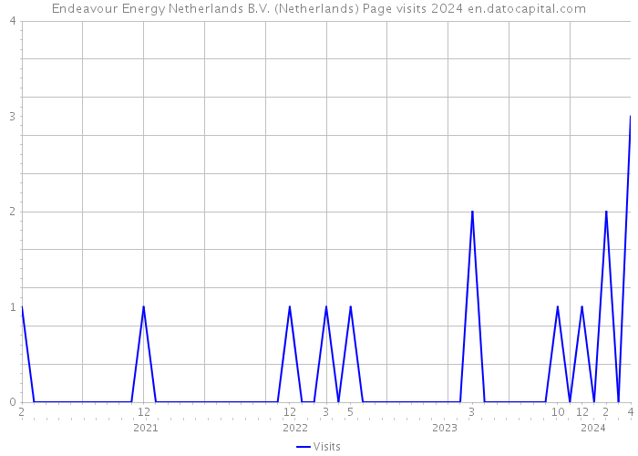 Endeavour Energy Netherlands B.V. (Netherlands) Page visits 2024 