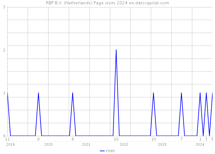 RBP B.V. (Netherlands) Page visits 2024 