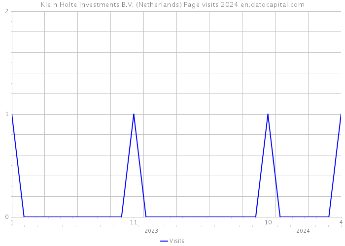 Klein Holte Investments B.V. (Netherlands) Page visits 2024 