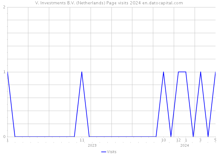V. Investments B.V. (Netherlands) Page visits 2024 