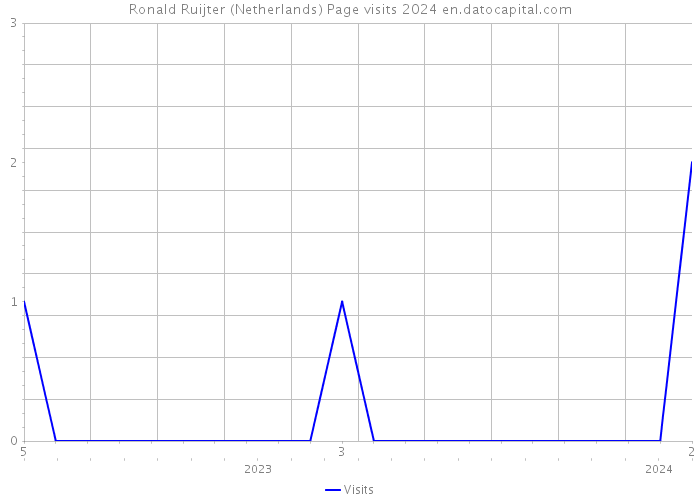 Ronald Ruijter (Netherlands) Page visits 2024 