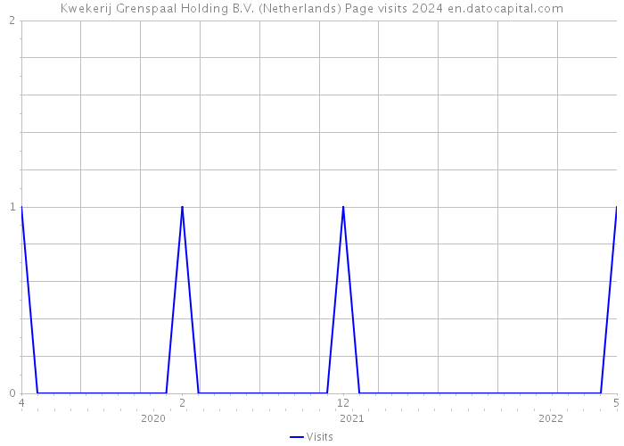 Kwekerij Grenspaal Holding B.V. (Netherlands) Page visits 2024 