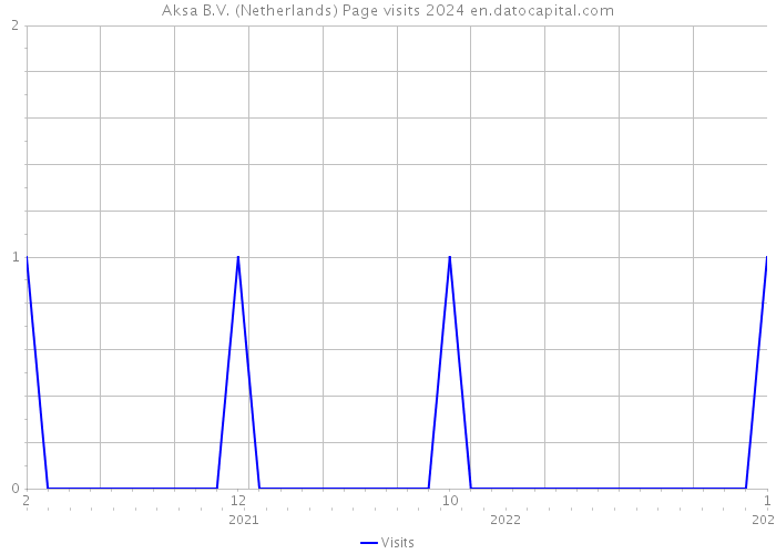 Aksa B.V. (Netherlands) Page visits 2024 