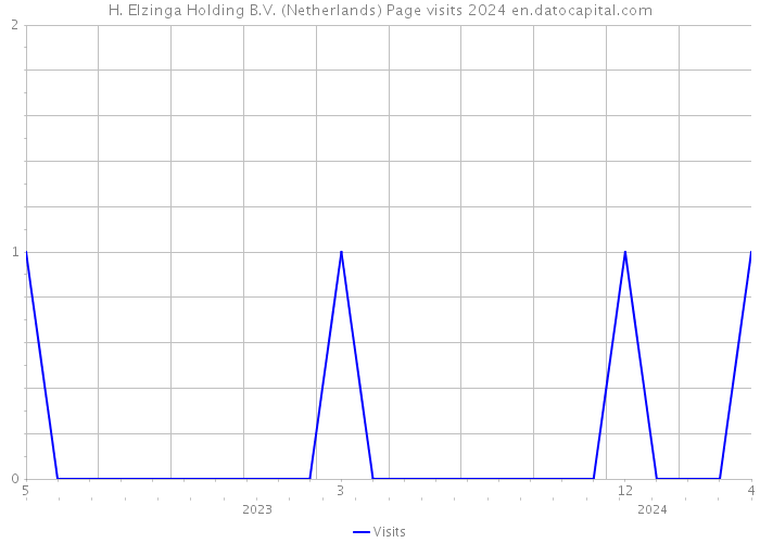 H. Elzinga Holding B.V. (Netherlands) Page visits 2024 