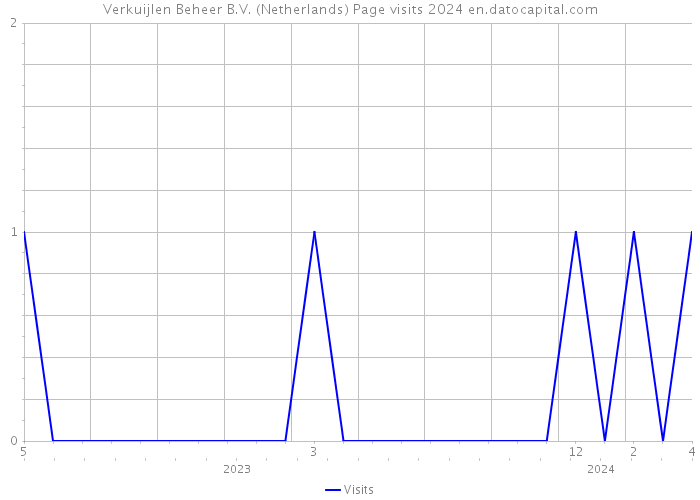 Verkuijlen Beheer B.V. (Netherlands) Page visits 2024 