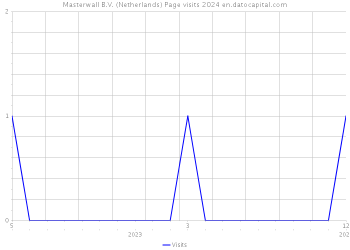 Masterwall B.V. (Netherlands) Page visits 2024 