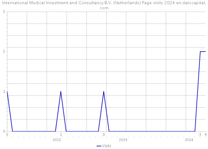 International Medical Investment and Consultancy B.V. (Netherlands) Page visits 2024 