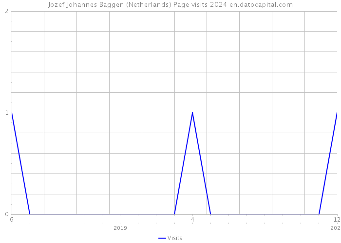 Jozef Johannes Baggen (Netherlands) Page visits 2024 