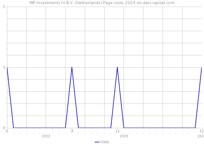 WP Investments IV B.V. (Netherlands) Page visits 2024 