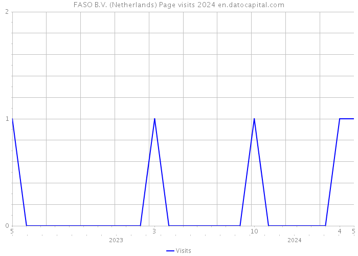 FASO B.V. (Netherlands) Page visits 2024 