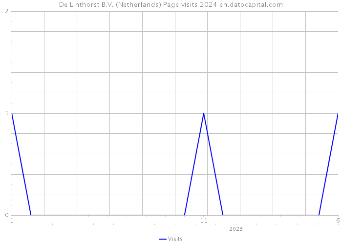 De Linthorst B.V. (Netherlands) Page visits 2024 