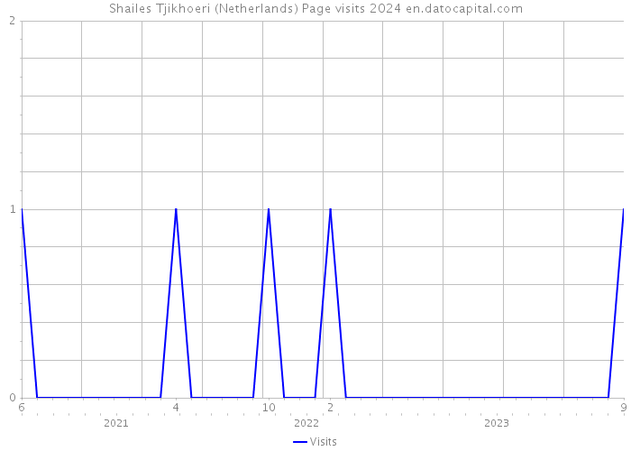 Shailes Tjikhoeri (Netherlands) Page visits 2024 