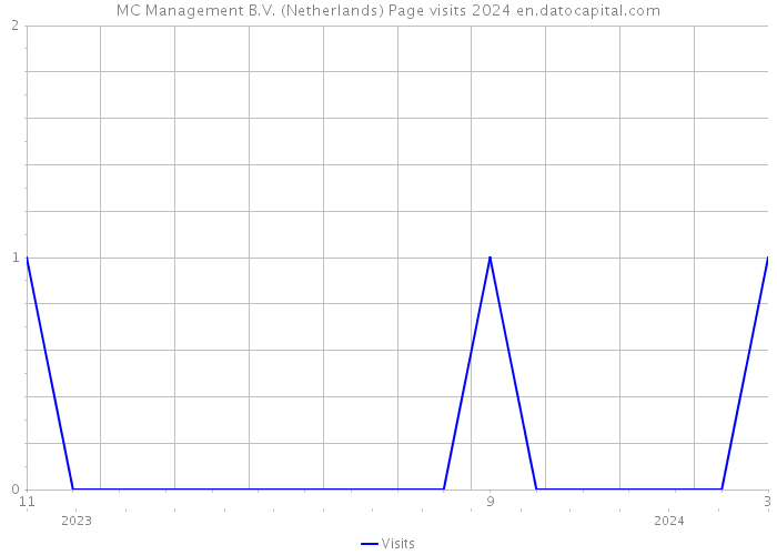 MC Management B.V. (Netherlands) Page visits 2024 