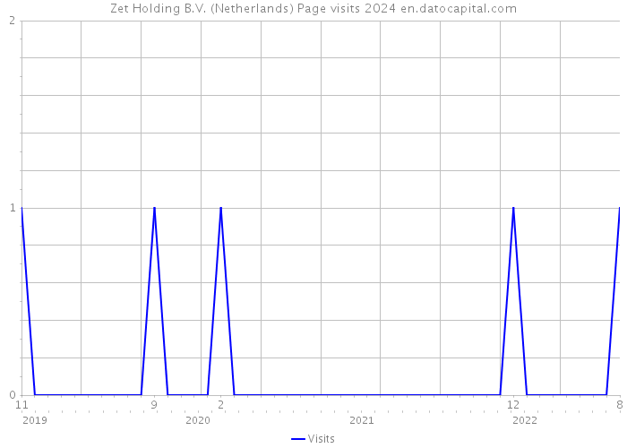 Zet Holding B.V. (Netherlands) Page visits 2024 