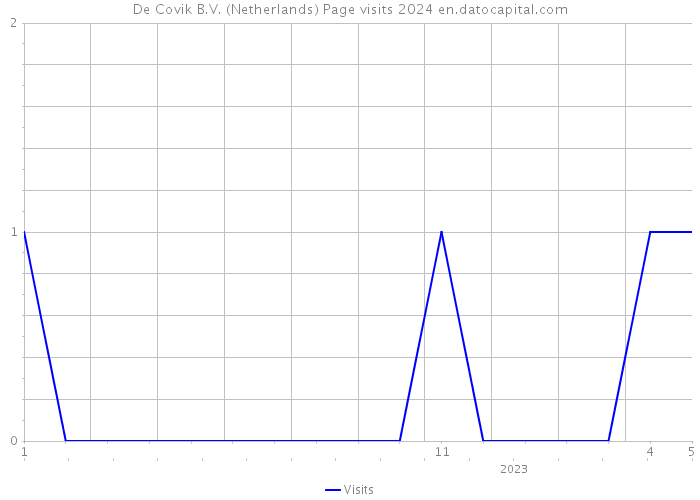 De Covik B.V. (Netherlands) Page visits 2024 