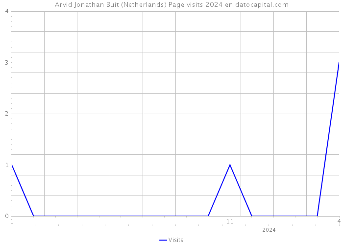 Arvid Jonathan Buit (Netherlands) Page visits 2024 