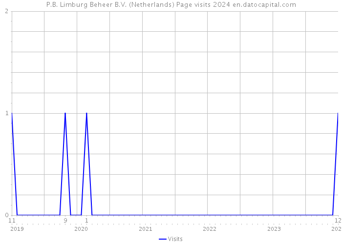 P.B. Limburg Beheer B.V. (Netherlands) Page visits 2024 