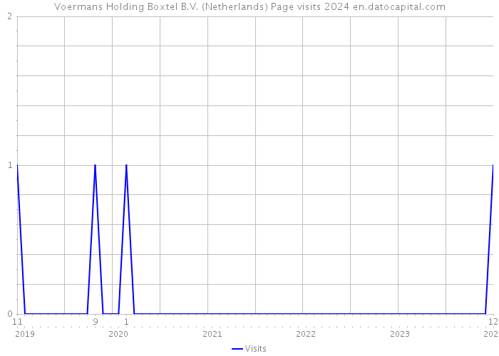 Voermans Holding Boxtel B.V. (Netherlands) Page visits 2024 