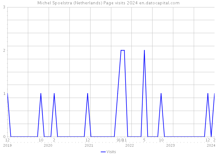 Michel Spoelstra (Netherlands) Page visits 2024 