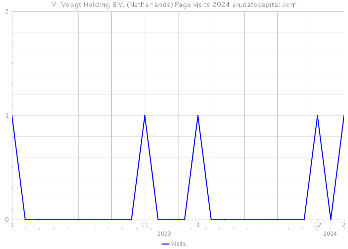 M. Voogt Holding B.V. (Netherlands) Page visits 2024 