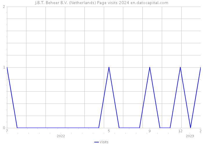 J.B.T. Beheer B.V. (Netherlands) Page visits 2024 