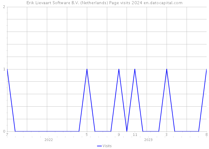 Erik Lievaart Software B.V. (Netherlands) Page visits 2024 