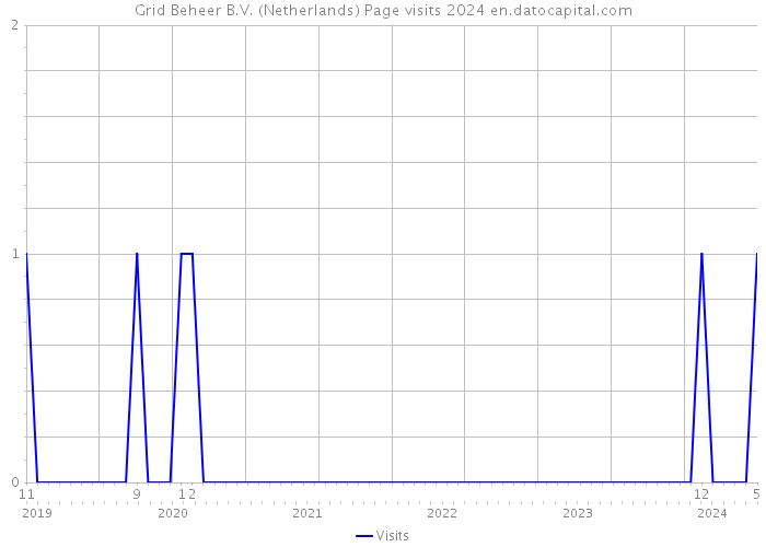 Grid Beheer B.V. (Netherlands) Page visits 2024 