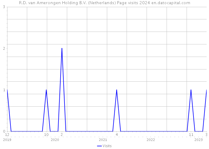 R.D. van Amerongen Holding B.V. (Netherlands) Page visits 2024 