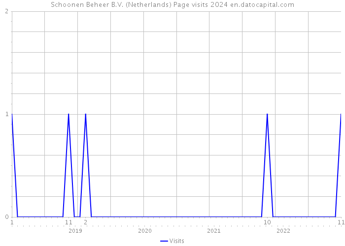 Schoonen Beheer B.V. (Netherlands) Page visits 2024 