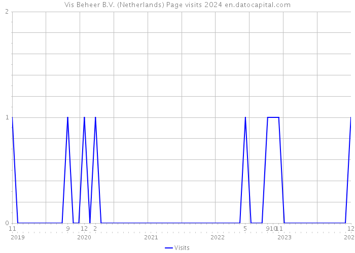 Vis Beheer B.V. (Netherlands) Page visits 2024 