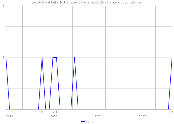 Jacob Kwakkel (Netherlands) Page visits 2024 