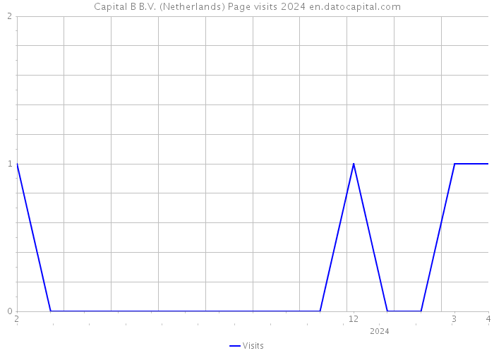 Capital B B.V. (Netherlands) Page visits 2024 