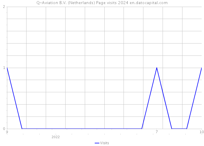 Q-Aviation B.V. (Netherlands) Page visits 2024 