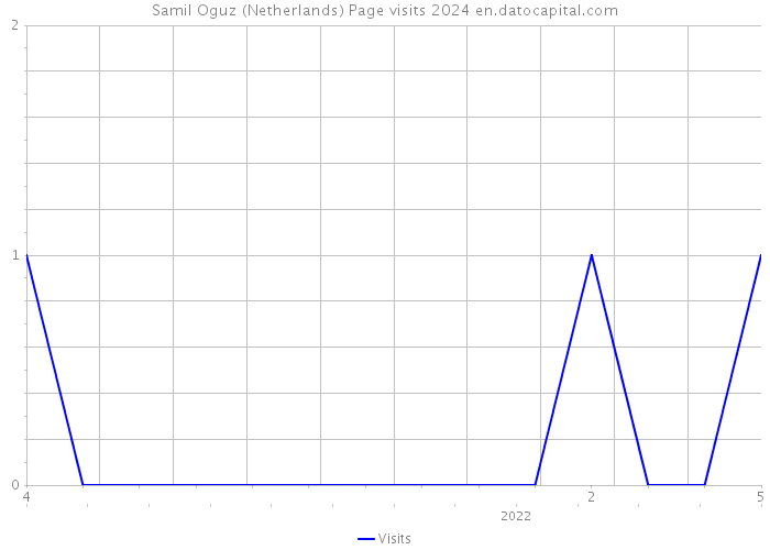 Samil Oguz (Netherlands) Page visits 2024 