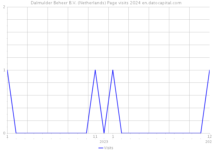 Dalmulder Beheer B.V. (Netherlands) Page visits 2024 