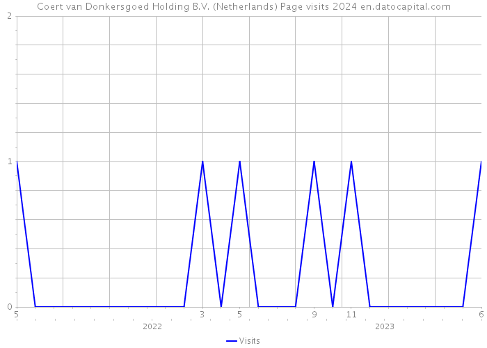 Coert van Donkersgoed Holding B.V. (Netherlands) Page visits 2024 