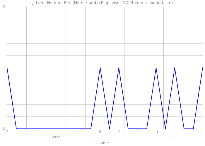 J. Long Holding B.V. (Netherlands) Page visits 2024 