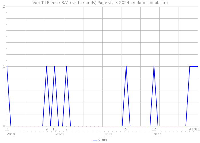 Van Til Beheer B.V. (Netherlands) Page visits 2024 