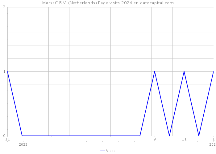 MarseC B.V. (Netherlands) Page visits 2024 
