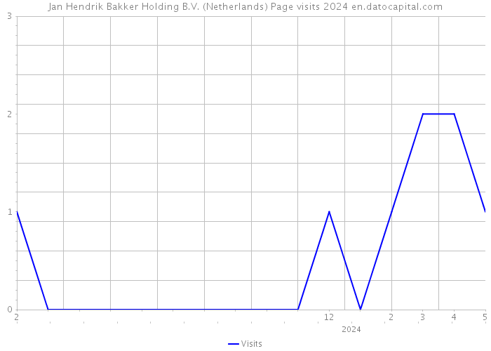 Jan Hendrik Bakker Holding B.V. (Netherlands) Page visits 2024 