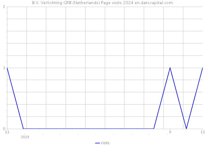 B.V. Verlichting GRB (Netherlands) Page visits 2024 