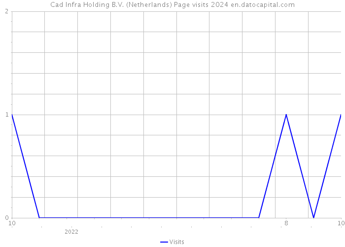 Cad Infra Holding B.V. (Netherlands) Page visits 2024 