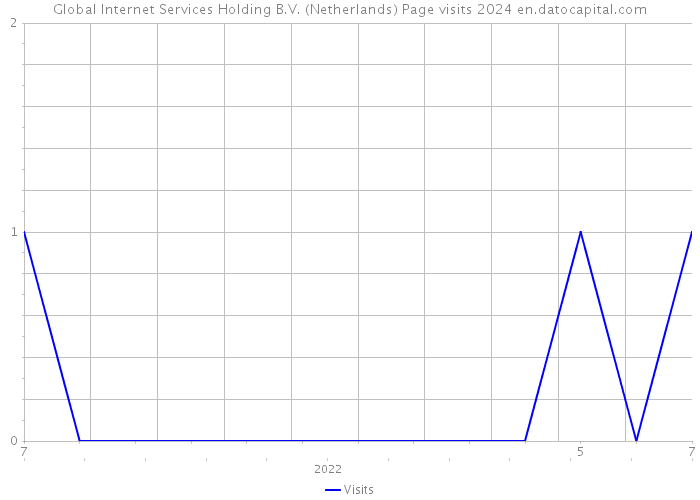 Global Internet Services Holding B.V. (Netherlands) Page visits 2024 